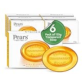 Pears Pure & Gentle Transparente Seifenstücke mit natürlichen Ölen - Angereichert mit...