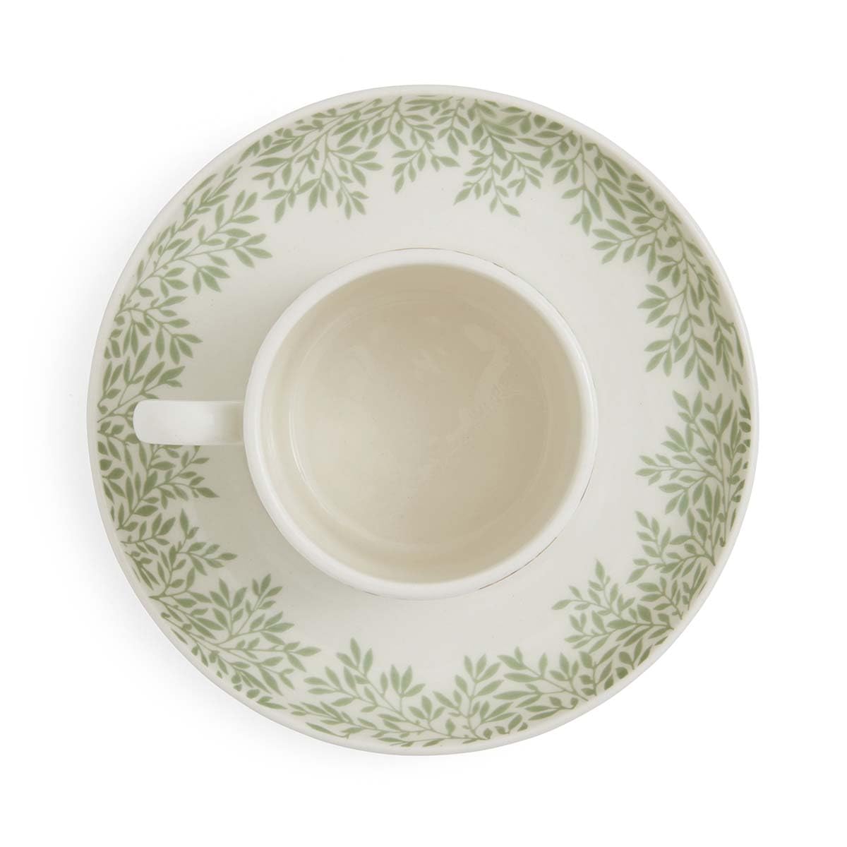 Spode Portmeirion Morris & Co - Set di 4 tazzine da caffè con piattino