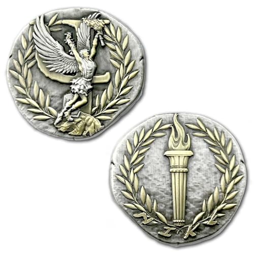 Nike Greek Goddess of Victory, Symbolizing Triumph in War, Athletics, and All Contests Ancient Collectible Coin