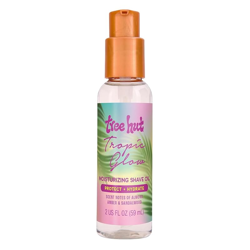 Óleo em Gel para Barbear Tree Hut Mini Tropic Glow, 60 mL