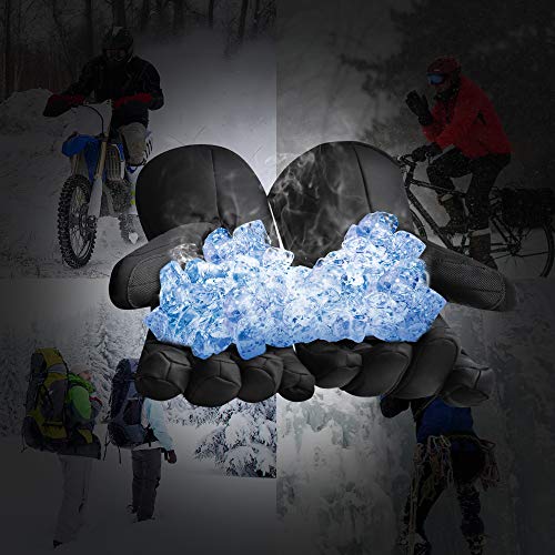 SVPRO Electric Heated Gloves Rechargeable Battery Powered Gloves Men Women Heating Hand Warmer Warm Winter Thermal Mitten Gloves for Cycling, Motorcycling, Fishing, Hunting, Skiing etc