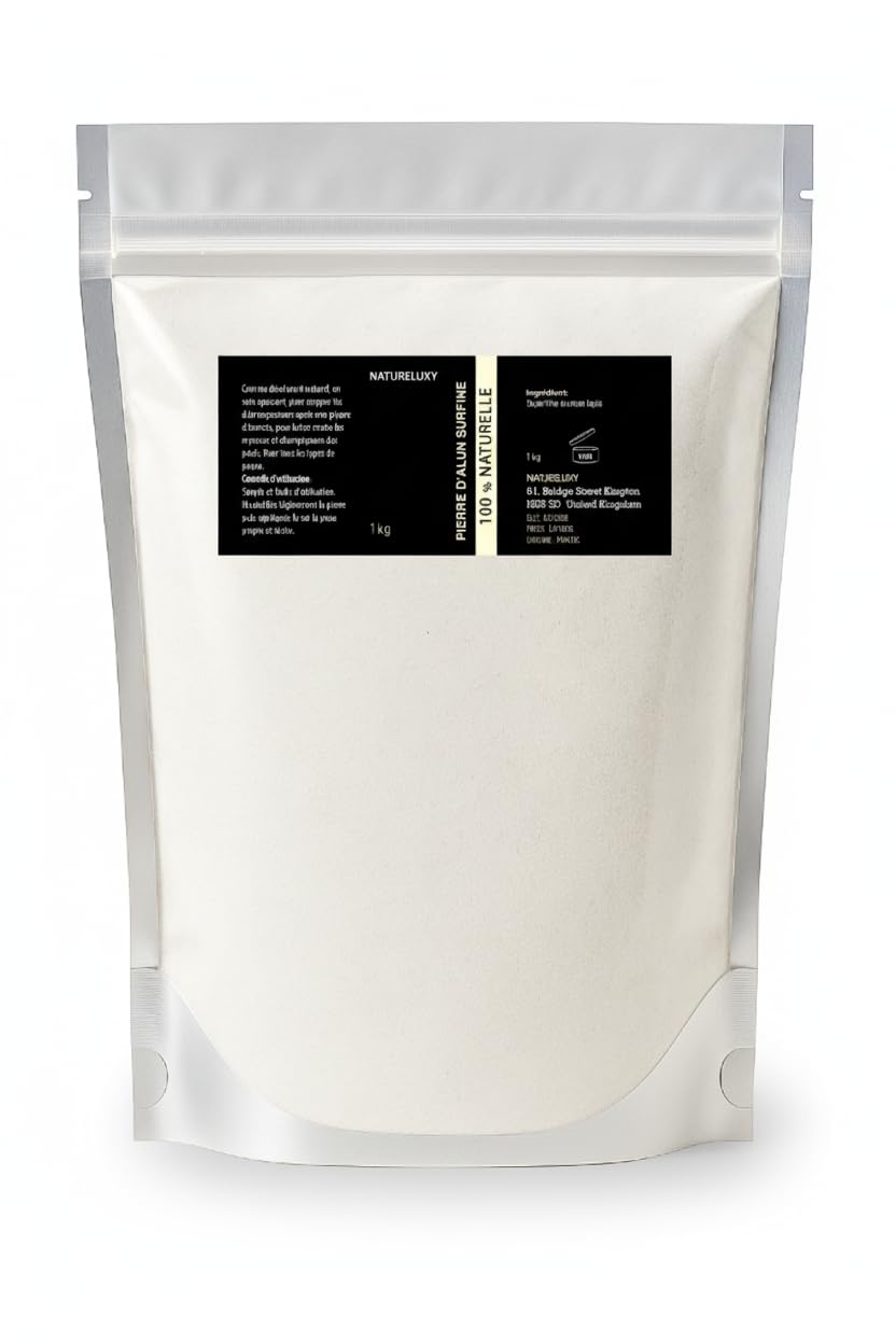 Alaunstein in Surfin-Pulver, 1 kg: 100 % natürliches Deodorant und effektiver Weichspüler, hypoallergen, enthält keine Chemikalien