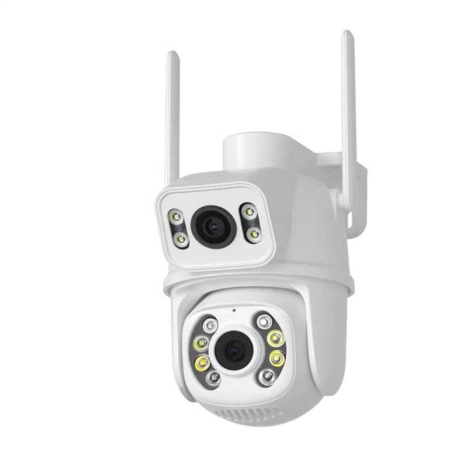 Kamera bezpieczeństwa, 4K 8MP HD podwójny obiektyw zewnętrzna bezprzewodowa kamera IP do monitoringu PTZ automatyczne śledzenie monitorująca ulicę(8MP Add 128G)