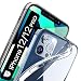 Produktbild UTECTION Handyhülle für iPhone 12, iPhone 12 Pro (6.1") - Kein Vergilben, durchsichtige Hülle - Ultra Clear Flex Case transparent - Flexible dünne Silikonhülle, leicht, passgenau - Soft TPU