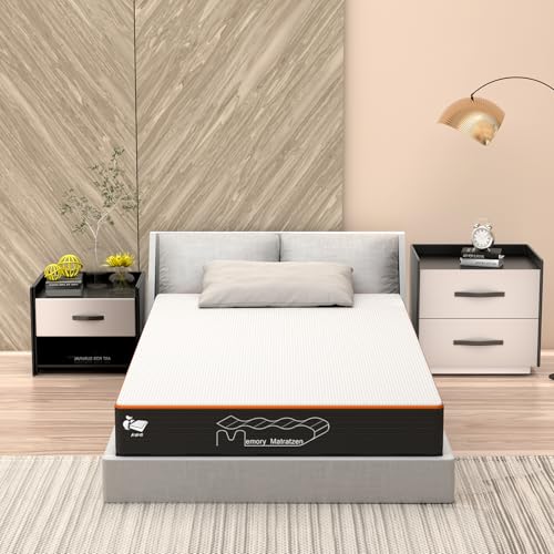 Matelas mémoire 120 x 200 x 20 cm, 7 zones, dureté H2/H3, lit double