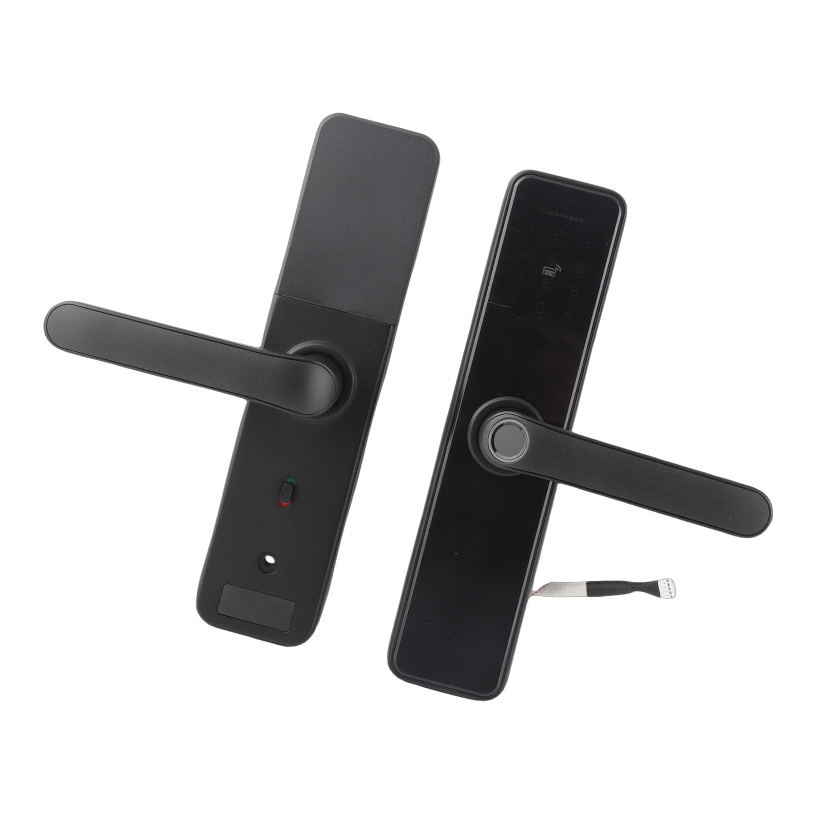 Alomejor Smart Fingerprint Door Lock with Keyless Entry | Costruzione durevole in zinco, opzione di alimentazione di emergenza, supporta più modalità di sblocco