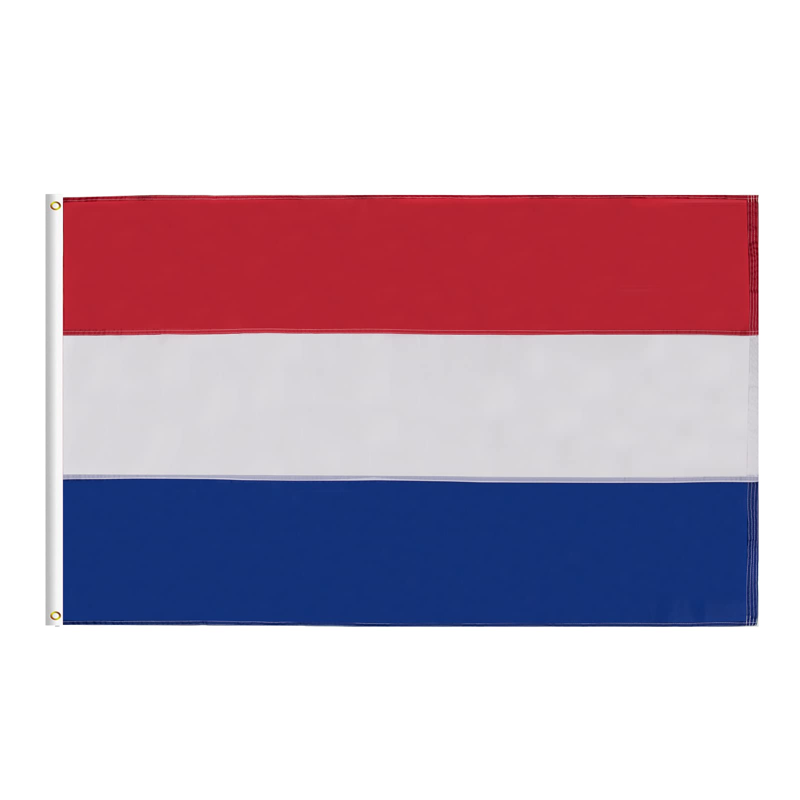 FLAGBURG Netherlands Dutch Flag 5ft x 3ft 150X90 cm 5x3 ft World Cup Netherlands Dutch Flag with 2 Brass Grommet Eyelets Waterproof and Anti-UV for World Cup 2022 Football Party Decorations โ image 1
