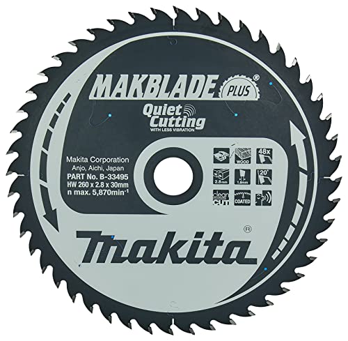 Makita Makblade + Saege Fogli, 260 X 30 Mm, 48Z, B 33495