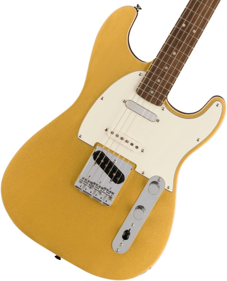 Fender Paranormal Custom Nashville Stratocaster, Laurel Fingerboard, Parchment Pickguard, Aztec Gold