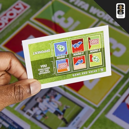 Monopoly Panini Prizm: FIFA World Cup Game I Soccer Board Game with Monopoly Panini Prizm FIFA World Cup 2026 Trading Cards I Ages 8+ by Monopoly - Image 9