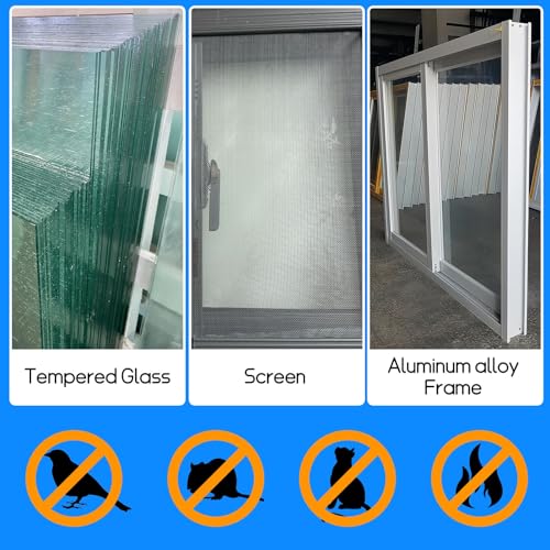 Fenêtre coulissante double vitrage isolant pour cabane - 6