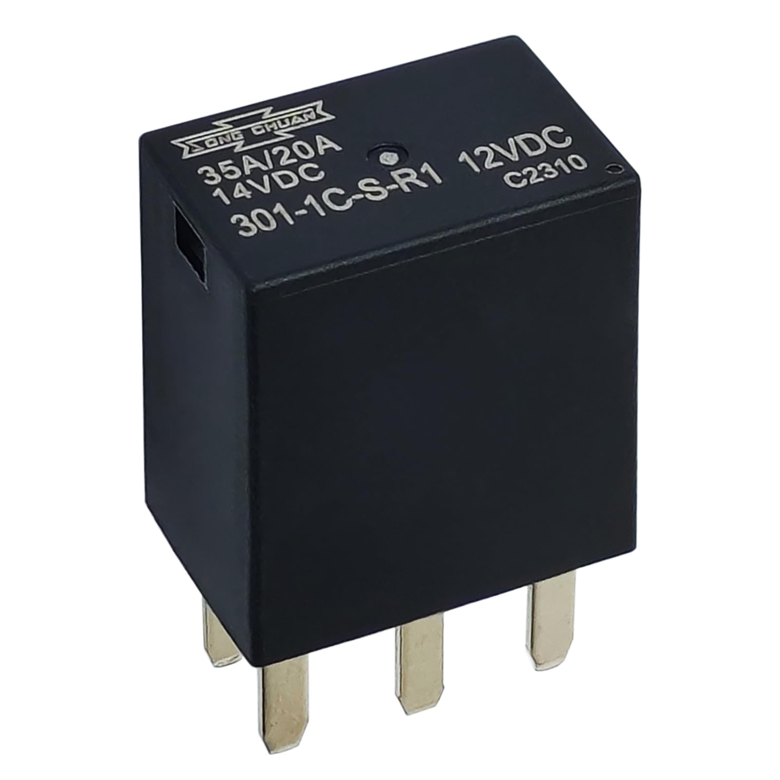 TC-Masterles 301-1C-S-R1 12VDC 35A 5-Pin Automotive Relay - Image 1