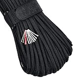 PSKOOK パラコード 4mm テントロープ パラコード ブレスレット ロープ コード サバイバル ガイロープ 7＋3芯 耐荷重172kg 防水ファイヤーテンダー 釣り系 綿系 キャンプ パラシュートコード survival paracord クライミングロープ 30m