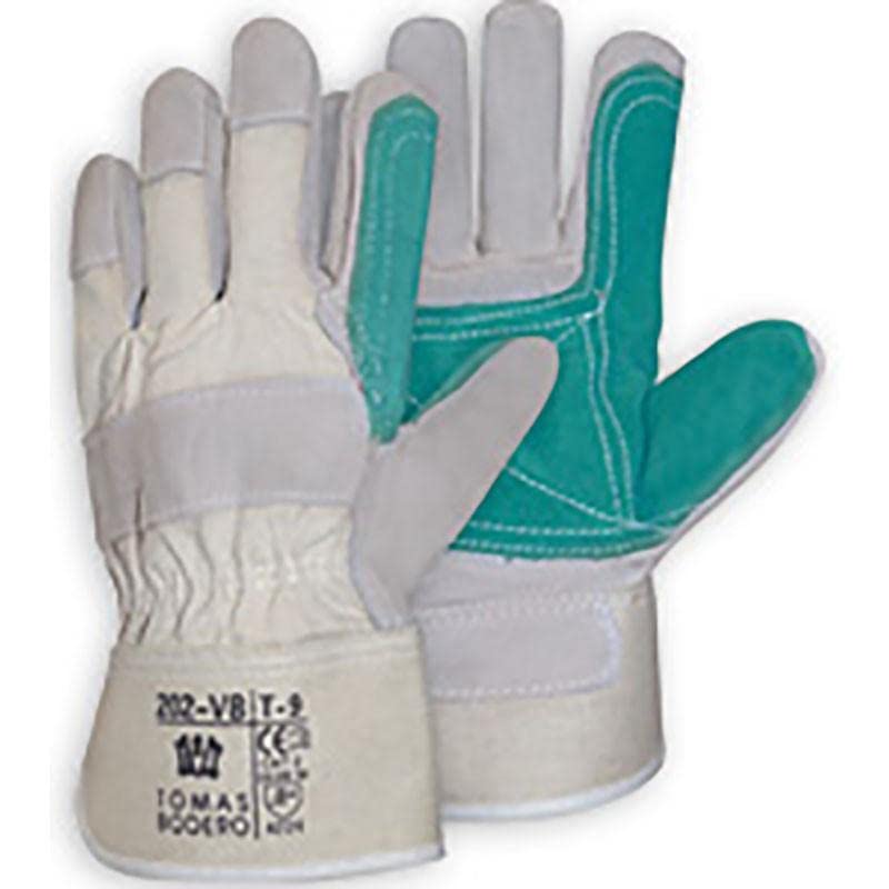 JOVIT - GUANTE TELA REFORZADO SERRAJE TALLA 8-9 T/GUANTE TALLA XL-10. 10 unidades