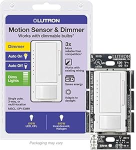 Lutron Maestro LED Dimmschalter MSCL-OP153M-WH