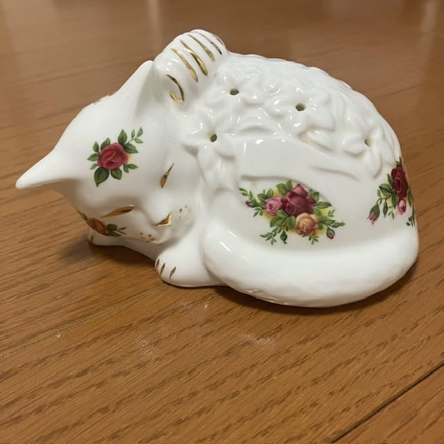猫 置物 ロイヤルアルバート