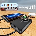 Portable Charger 10000Mah,Wireless Power Bank for Magsafe,Built in Cables - Image 4