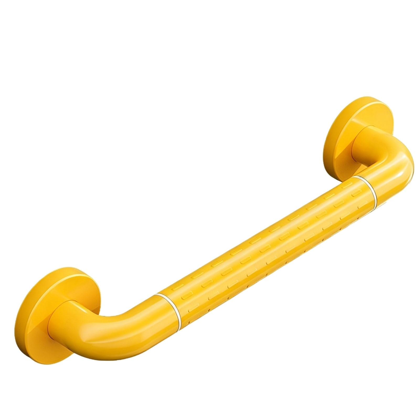FKXSXAZ Shower Hand Rail for Elderly Injury, Anti-Fall 58cm 68cm 88cm Yellow/White Stainless Steel Accessible Grab Bar with Anti-Rotation Slot, Senior Assist Bath Handle(A,48cm(18.89in))