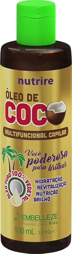 Embelleze Óleo De Coco Para Cabelo 100 Ml Novex
