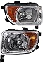 Garage-Pro Headlight Assembly Compatible with 2003-2006 Honda Element Halogen, Set of 2, Driver and Passenger Side, Clear Lens