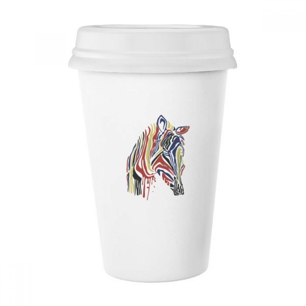 Cadeau zèbre DIYthinker tasse en céramique multicolore pour surprendre vos proches