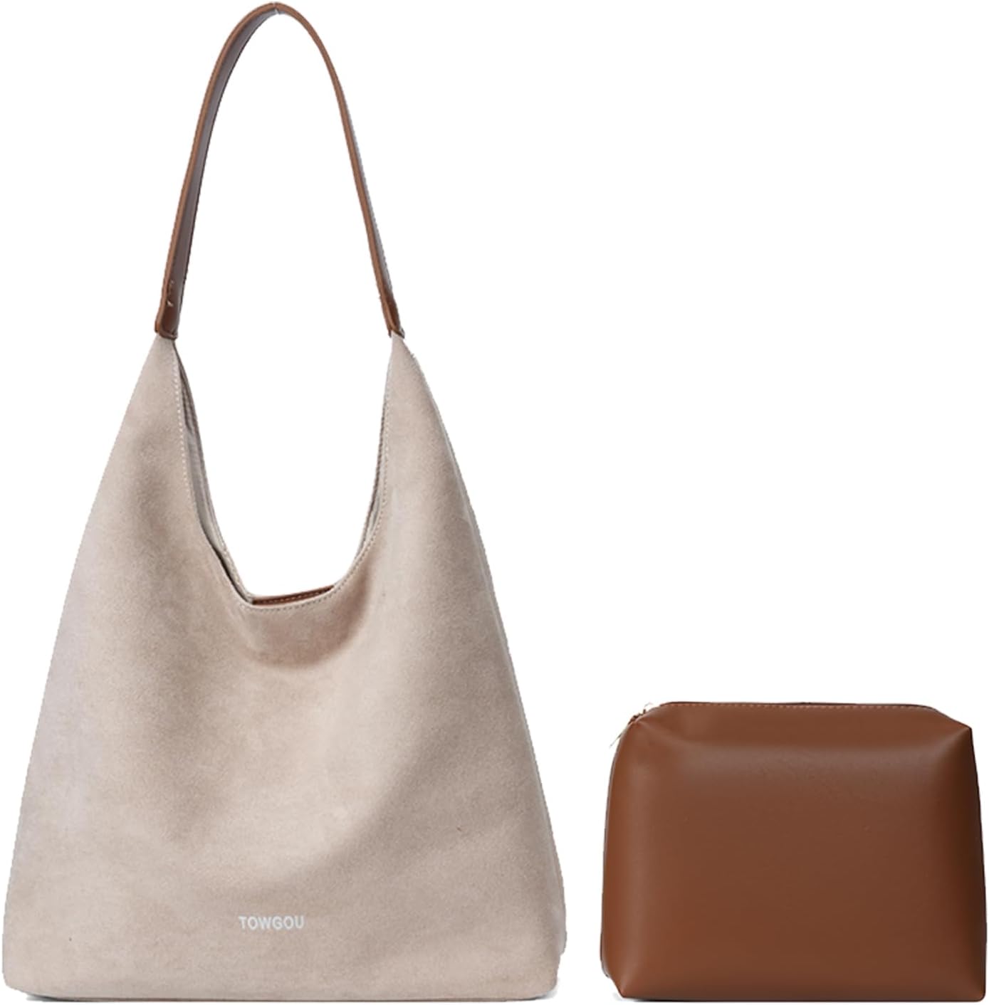 Brown Suede Bag Purses for Women Suede Purse Shoulder Bag Suede Tote Bag Brown Purse Perfect Valentine‘s Day Gift