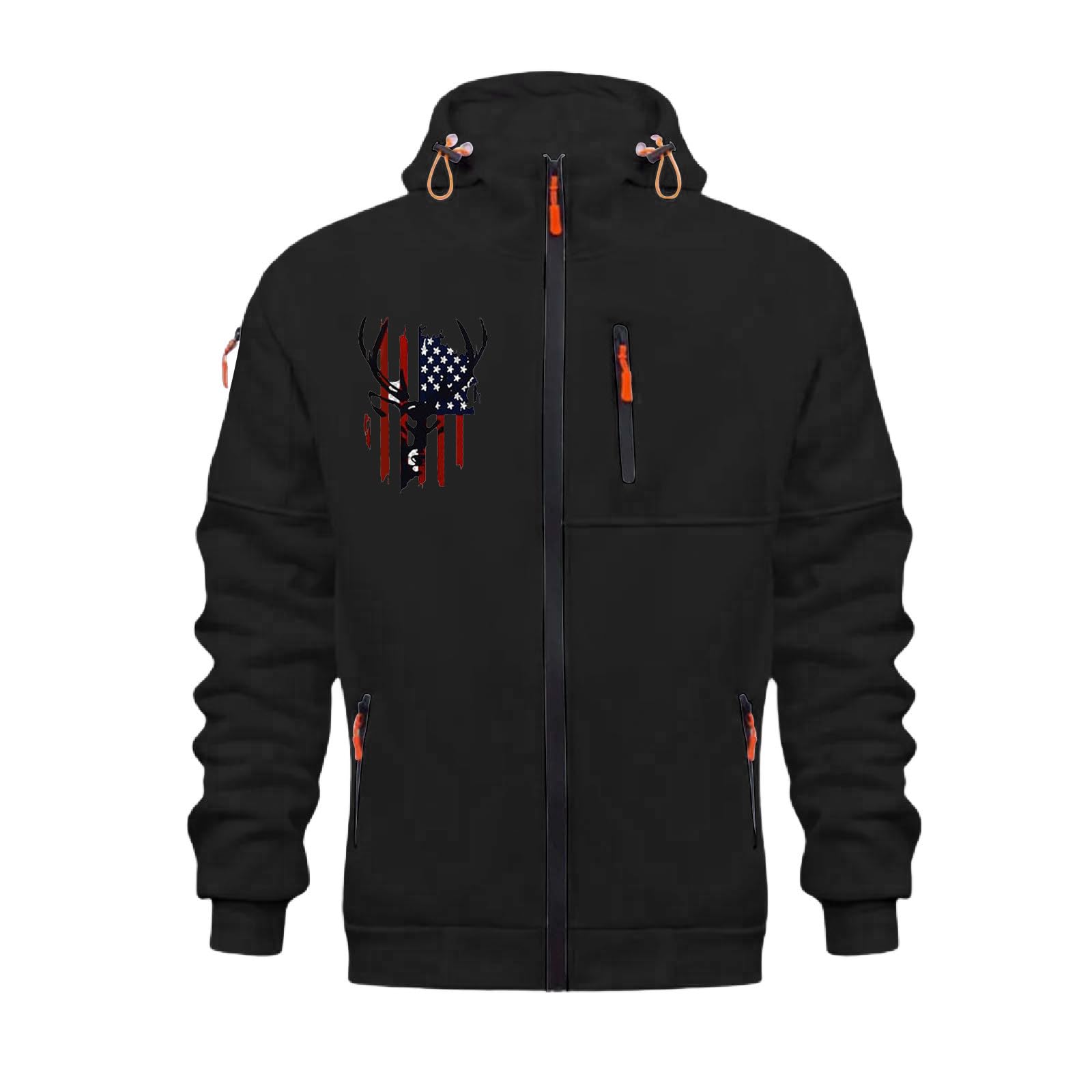 Sweat capuche homme respirant et confortable pull de survêtement coupe ample - 4