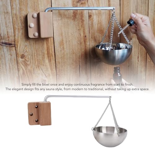 Cuenco Aromaterapia Sauna de Acero Inoxidable miniatura 2