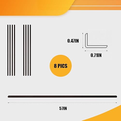 Miniatura 63 de OUZUGIE WPC Paneles de Pared de Lata Acústica, Paquete de 8 Paneles de Pared 3D de 96 x 6 Pulgadas para Decoración de Paredes Interiores, Sala de