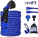 Produktbild Festyle Gartenschlauch, erweiterbarer Gartenschlauch, 7 Funktionen, Sprühpistole, flexibel, magischer Wasserschlauch, wasserdicht, leicht, mit Aufbewahrungstasche (30 m) (blau  100 ft)