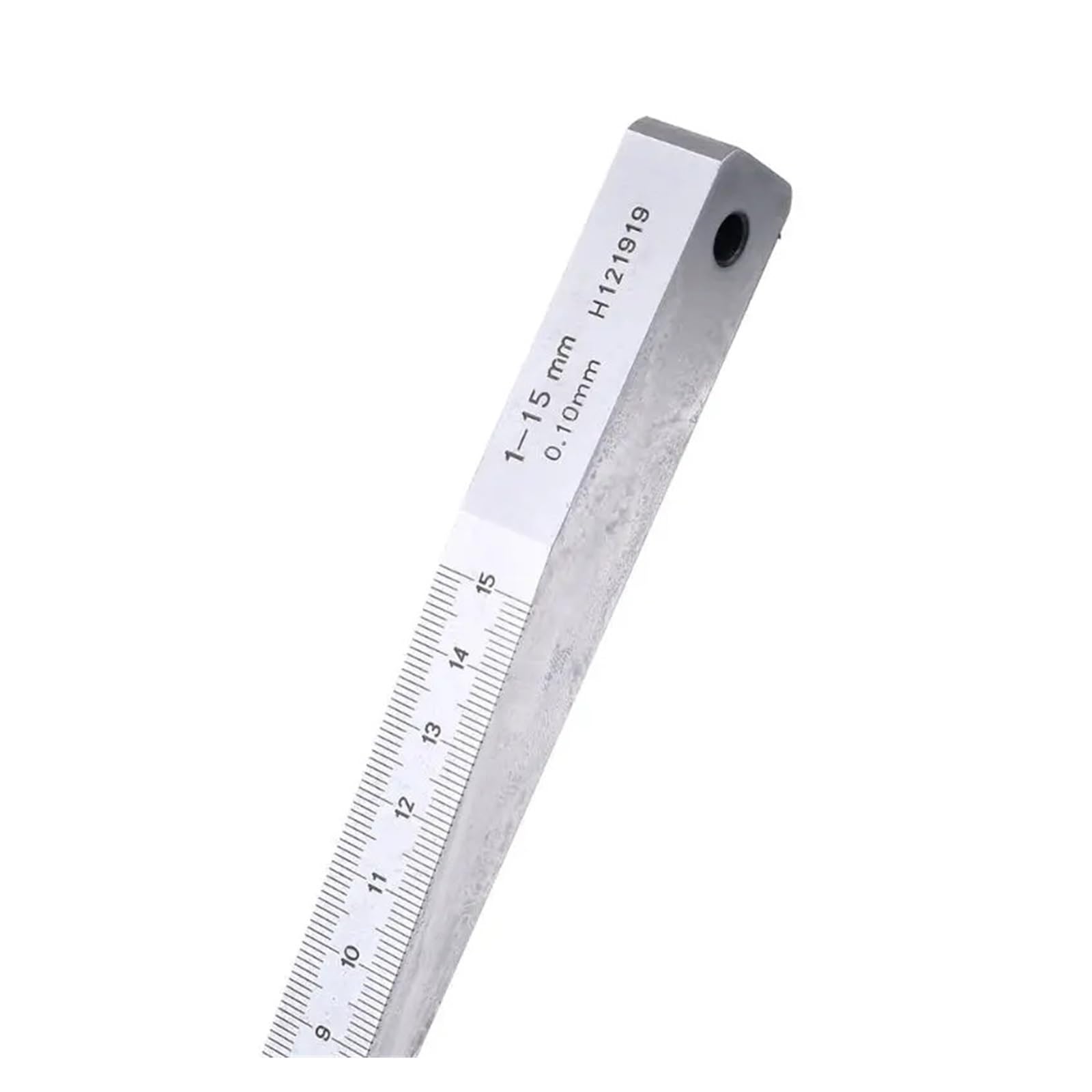 Calibre cónico Calibrador cónico, calibrador de espesores soldadura, herramienta medición agujeros (1-15 mm, 0,5-10,4-6 mm)(0.5-10mm)