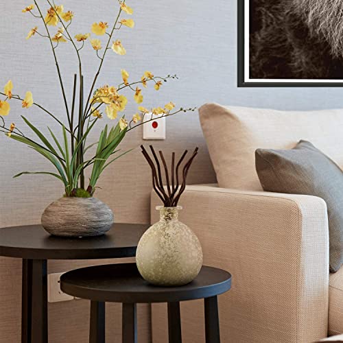 7Inch 100 Pcs Brown Wavy Rattan Reed Diffuser Sticks Fragrance Diffuser Replacement Refill Sticks