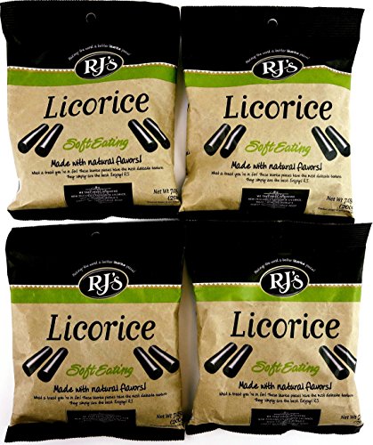 Rj's Soft Eating Black Licorice, 7.05 Oz Bags In A Blacktie Box (Pack Of 4) #TOP1