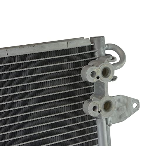 Image of TRQ A /C Condenser and Receiver Drier Assembly Compatible with 2009-17 Volkswagen CC 2006-10 Passat 2012-15 Passat