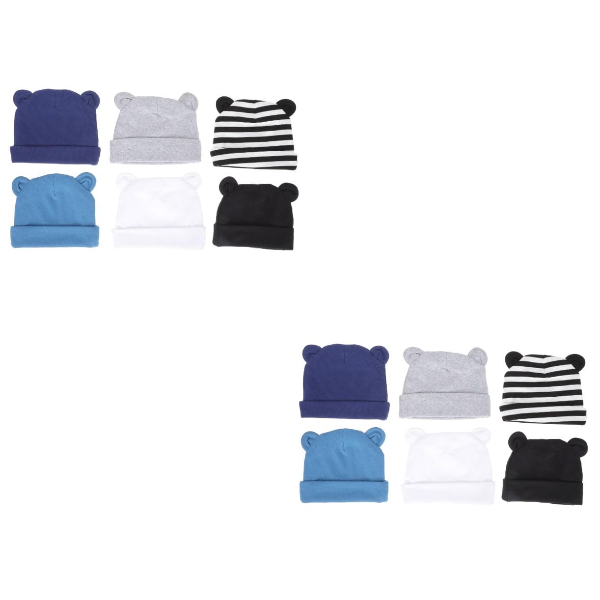VALICLUD Gorro Fetal Infantil Gorros Navideños Sombreros Navideños Gorros De Recién Nacido con Orejas Bebe 0-6 Meses Sombrero Turbante Sombreros Recién Nacidos