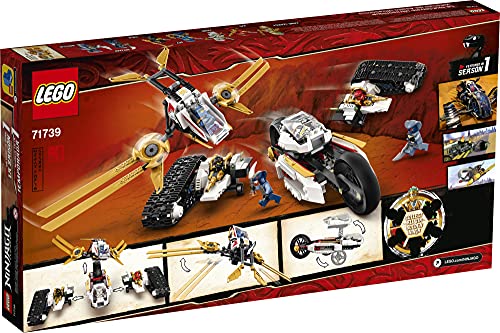 NINJAGO Legacy Ultra Sonic Raider 71739 Building Kit with a Motorcycle, Plane and Collectible Minifigures; New 2021 (725 Pieces) - Lego - Immagine 3