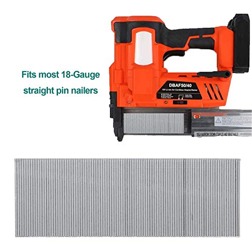 5000 Pack 18 Gauge Brad Nails 2Inch, Galvanized Brad Nails Heavy Duty For Nail Gun, 18 Gauge Straight Pin Nailers, Pneumatic Staple Guns1 #TOP2