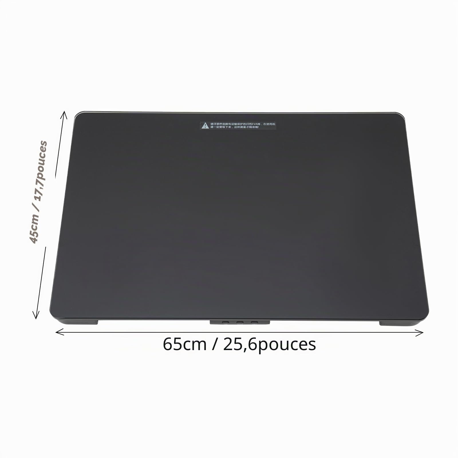 Pèse-animal numérique, 100 kg, en verre trempé, grande balance pour chien, avec écran LCD, pour chat, maison et clinique vétérinaire 65 x 45 cm