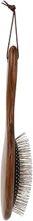 CIYODO 1 Pieza Peine De De Caballo Aseo De Caballos Cepillo De Aseo Limpieza Cepillos De Pelo De Caballo Melena Cabello De Caballo Masajeando Suave De Madera Brown