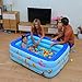 Inflatable Pool with Inflatable Soft Floor, Kiddie Pool 59
