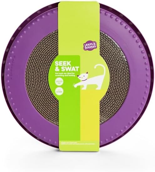 Leaps & Bounds by Petco Cat Track Toy with Replaceable Scratch Pad Medium
