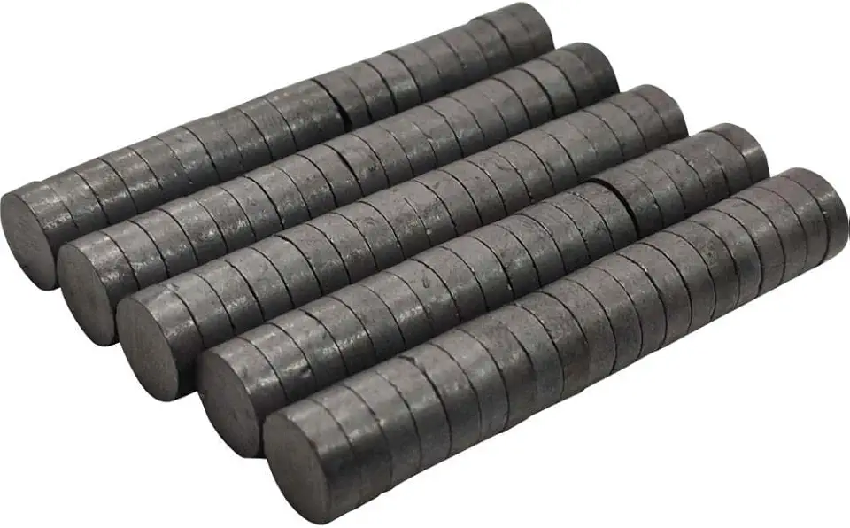 Imã, Kit, De Ferro, 10X3Mm, Preto, Cartela Com 100 Unidades