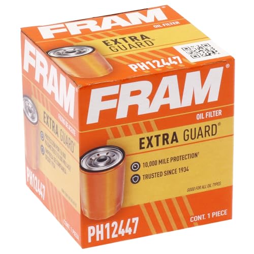 FRAM Extra Guard Spin-On Automotive Replacement Oil Filter, Designed for Conventional and Synthetic Oil Changes Lasting up to 10k Miles, PH12447 with SureGrip (Pack of 1) - Thumbnail 4