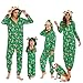 Neufigr Family Christmas Pajamas Matching Sets, Christmas Pjs Onesie Holiday Family Sleepwear SetsGL03-E1095422 04-Green/Reindeer XX-Large