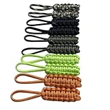 10 Pcs Hand Woven Pull Paracord Zipper Pull Tab (Pullpingjie105col)