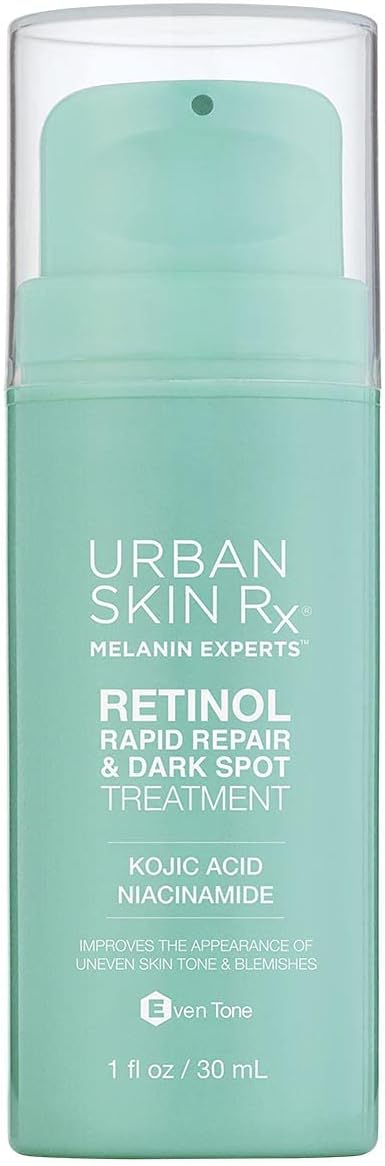 Urban Skin Rx Retinol Rapid Repair and Dark Spot Treatment | Fast-Absorbing, Fragrance-Free Treatment Targets Hyperpigmentation, Fine Lines, and Blemishes, Formulated with Niacinamide | 1.0 Fl Oz