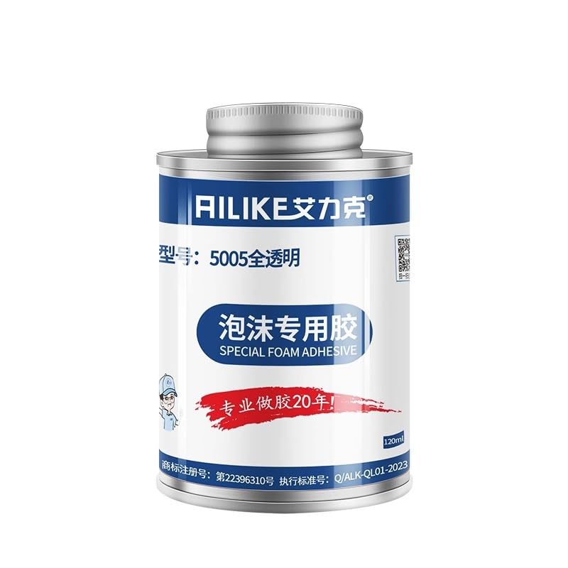 Foam Glue,4OZ Clear Foam Adhesive with Brush,for EVA Sponge Rubber Pearl Cotton