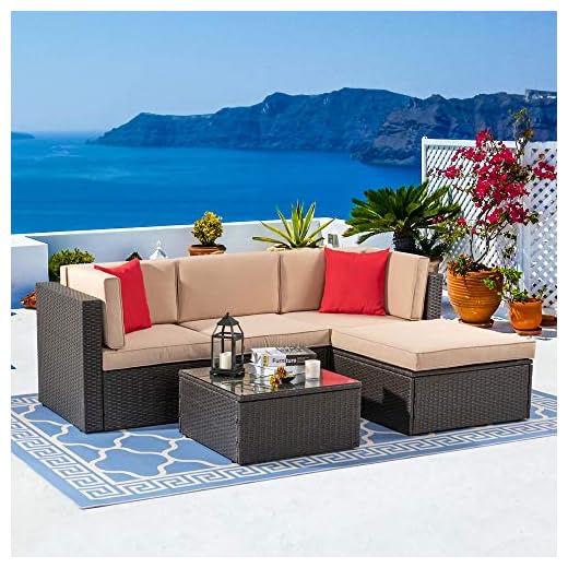 Vongrasig 5-Piece Outdoor Patio Furniture Set