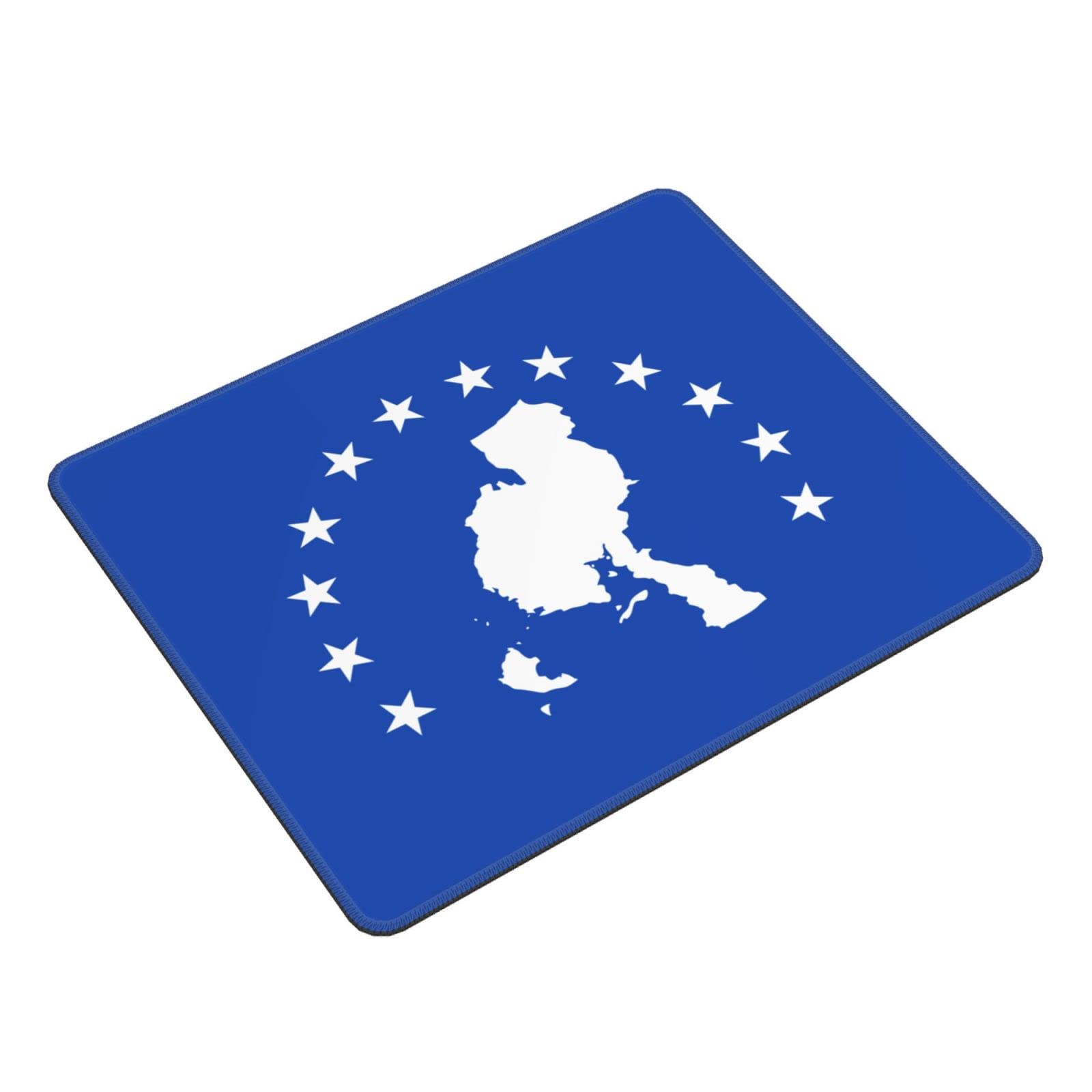 RM9080 - Alfombrilla Redonda Para Ratón, Diseño De La Bandera De Baviera 