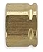 Parker Hannifin 61CA-2 Brass Nut/Sleeve Compress-Align Fitting, 1/8" Compression Tube x 1/8" Compression Tube
